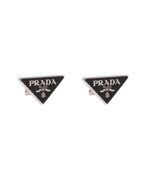 women prada earrings|prada nylon earrings.